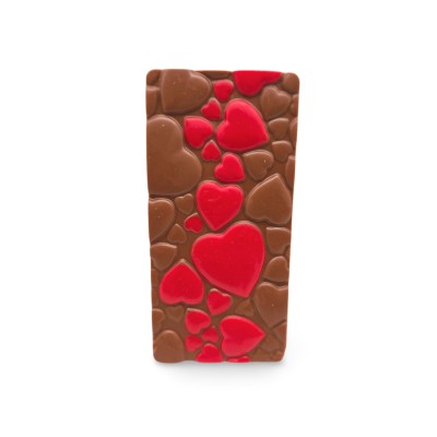 Tablette St Valentin au chocolat au lait