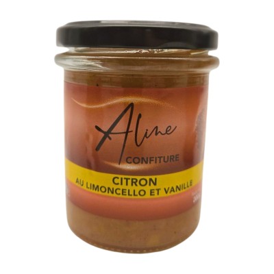 Confiture citron au limoncello et vanille