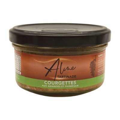 Courgettes aux amandes et parmesan