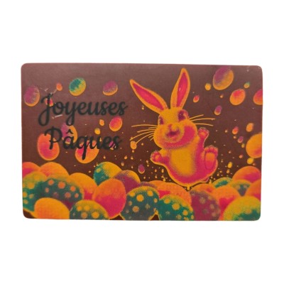 Carte de crédit chocolat lait