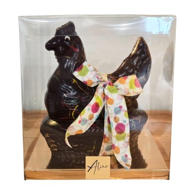 Poule chocolat noir 300G