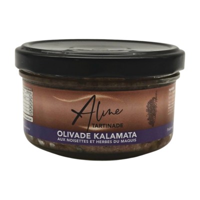 Olivade Kalamata aux noisettes et herbes du maquis