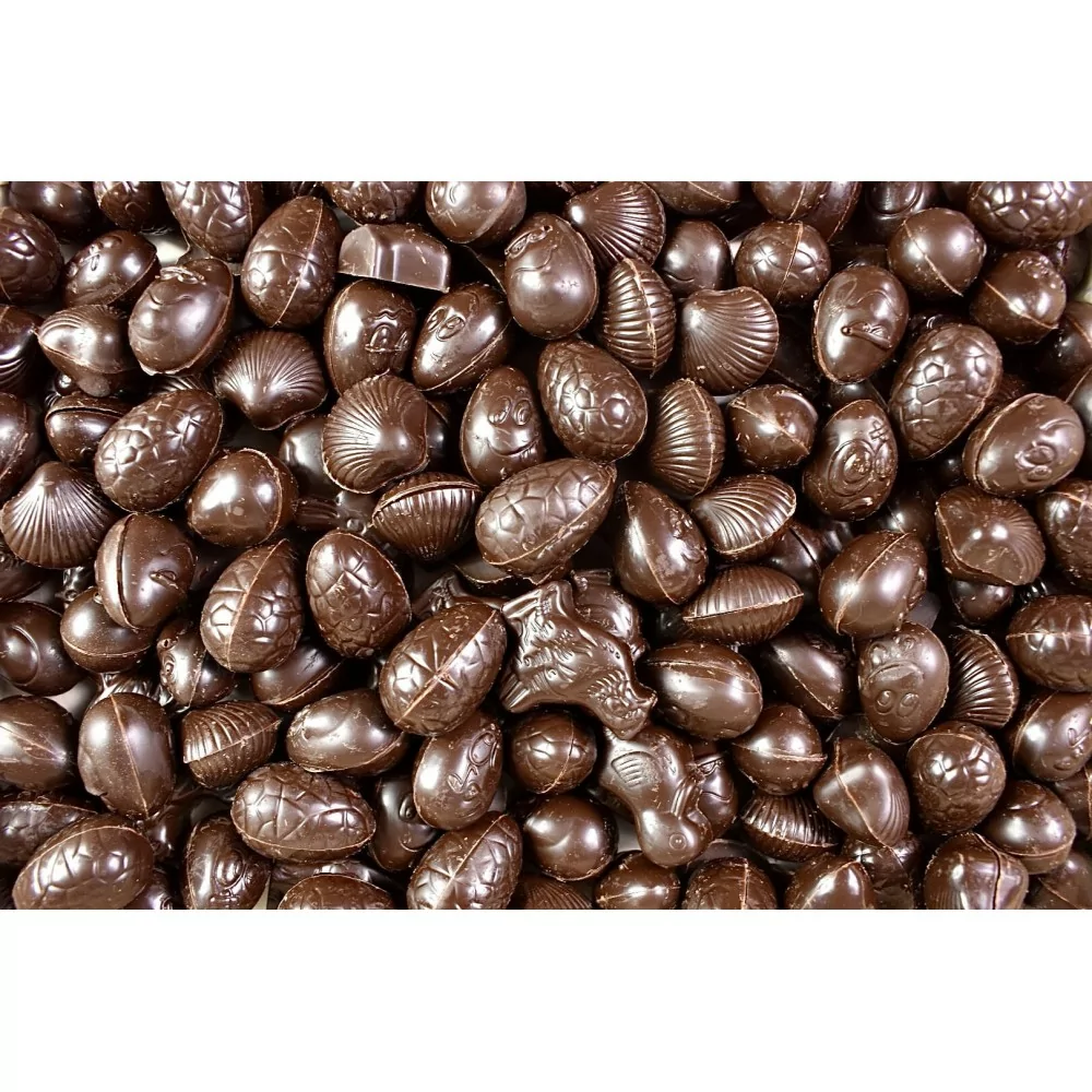 Œufs pralinés chocolat noir