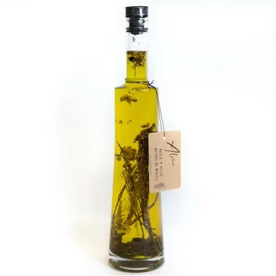 Huile d'olive vierge extra, herbes du maquis